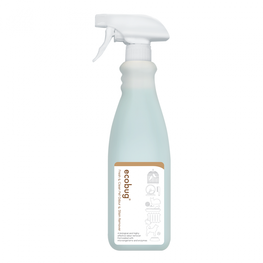 Ecobug&reg; High-Performance Antibacterial Pet Odor-Eliminating Cleaning Spray (740 milliliters)