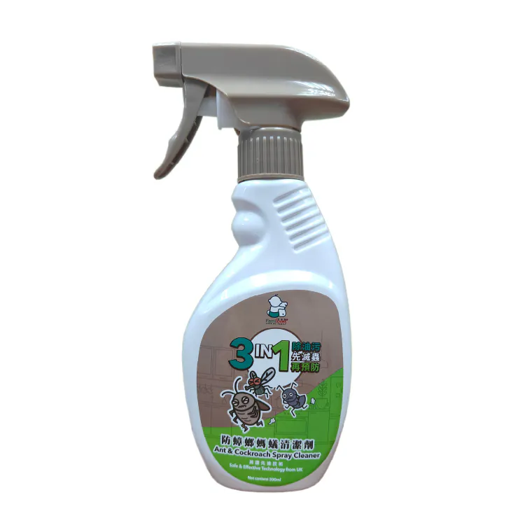 Familoves Insect Killer Ant & Cockroach Spray Cleaner 300ml Non-toxic Insect repellent Pet & Baby Safe  (*Containing permethrin can cause allergies in some cat breeds.)