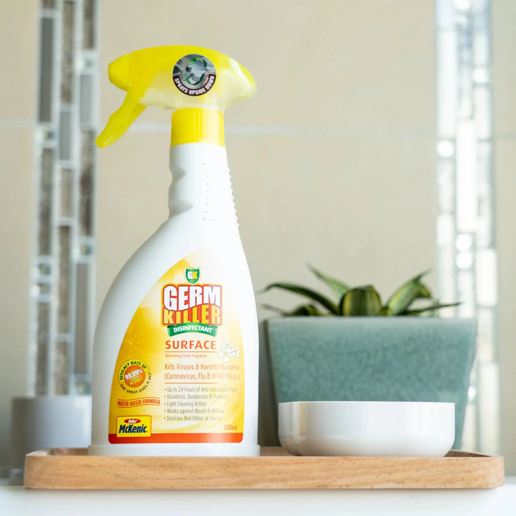 Germ Killer Jingkel&igrave;&reg; Surface Extra-Strong Urine and Odor Eliminator&mdash;Suitable for Infants and Pets&mdash;Antibacterial Cleaning Spray&trade; 500ml 