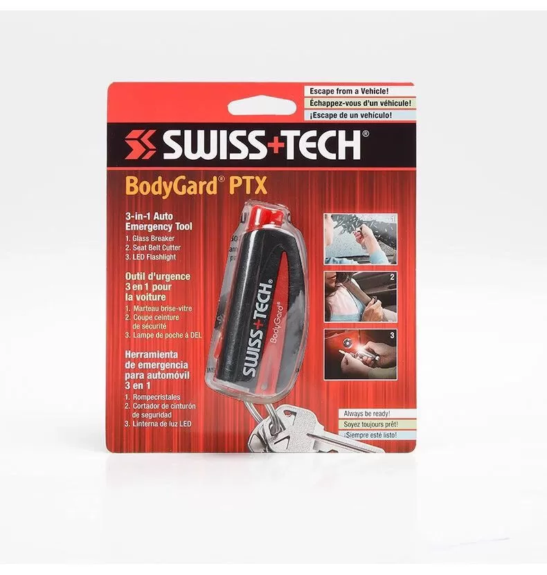 SWISS+TECH Car Safety Window Breaker 