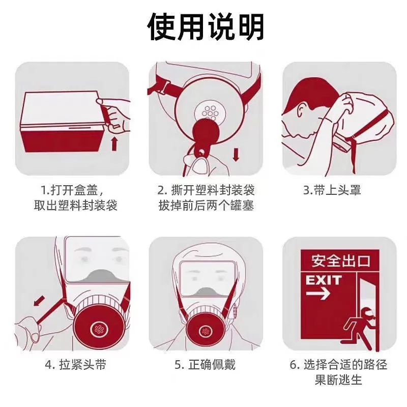 TZL30A Certified Filter-type Fire Escape Respirator (Children)